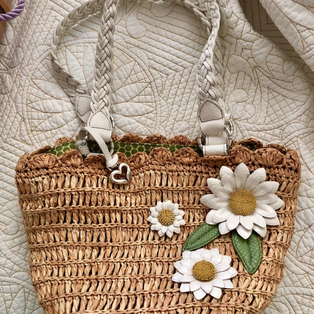 Brighton straw purse